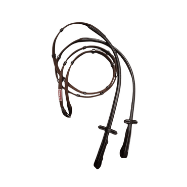 Black Leather Horse Bridle with Reins – Padded Cowhide Bridle BH-01 Havana - Youshaelia