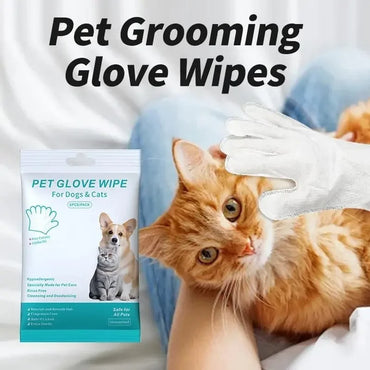 Pet Cleaning Wipe Gloves