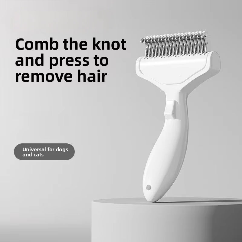 Stainless Steel Dog Brush Long Hair Grooming Comb Pet Hair Remover Tool