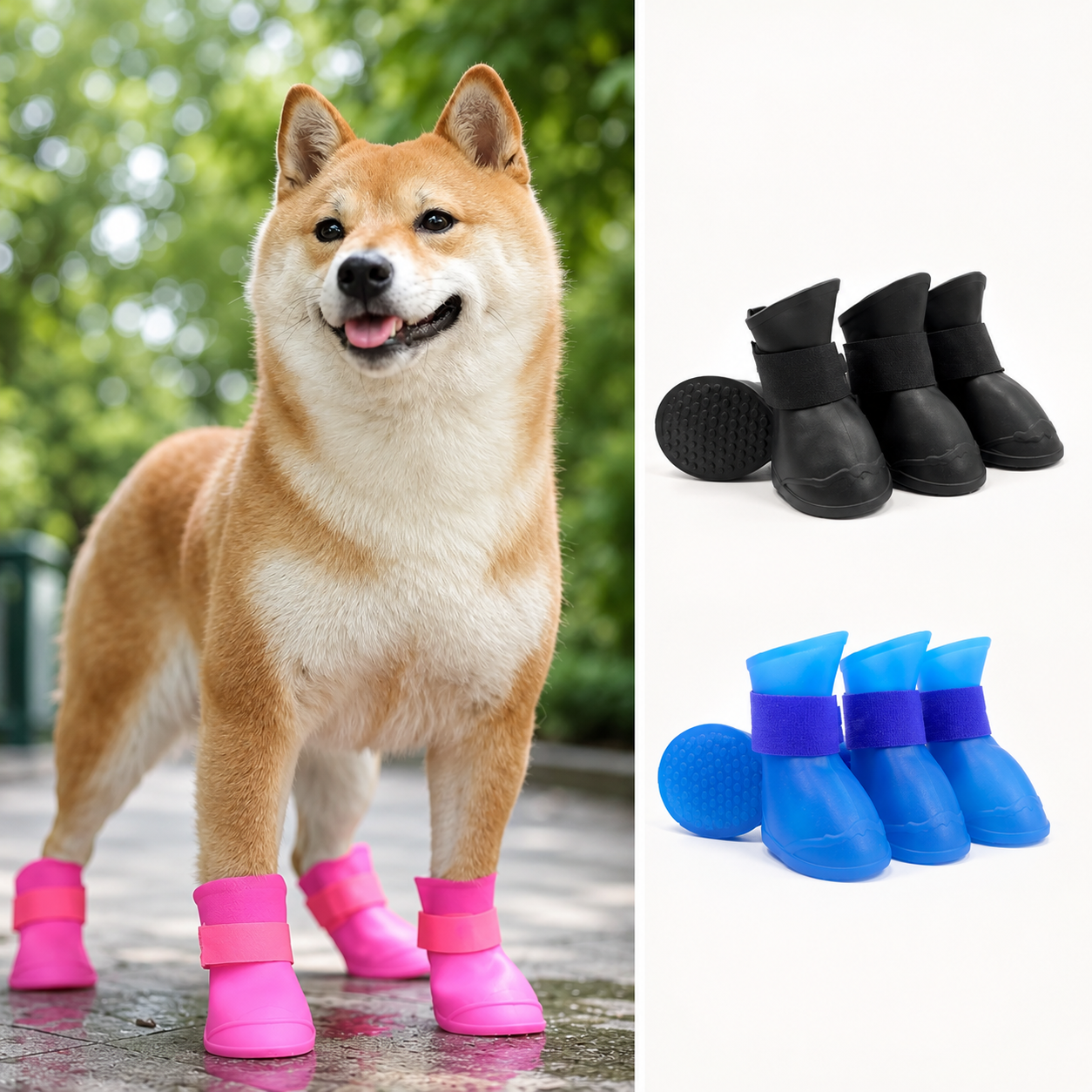 Wasserdichte Regenstiefel für Haustiere