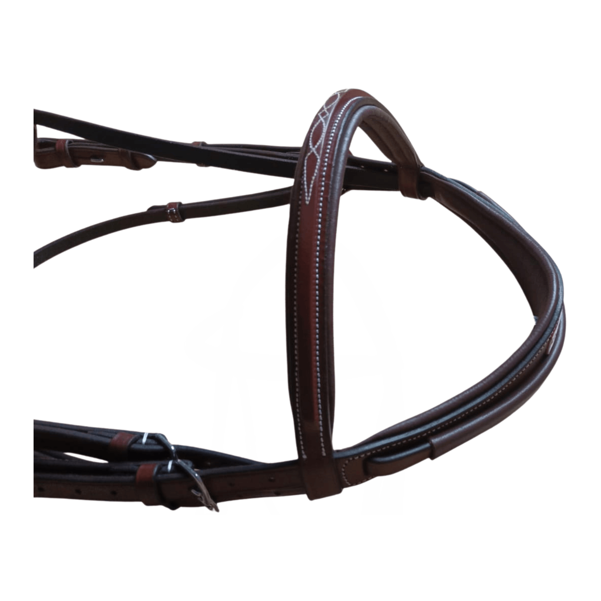 Brown Leather Horse Bridle – Padded Comfort fit - BH-02 Oak Brown - Youshaelia
