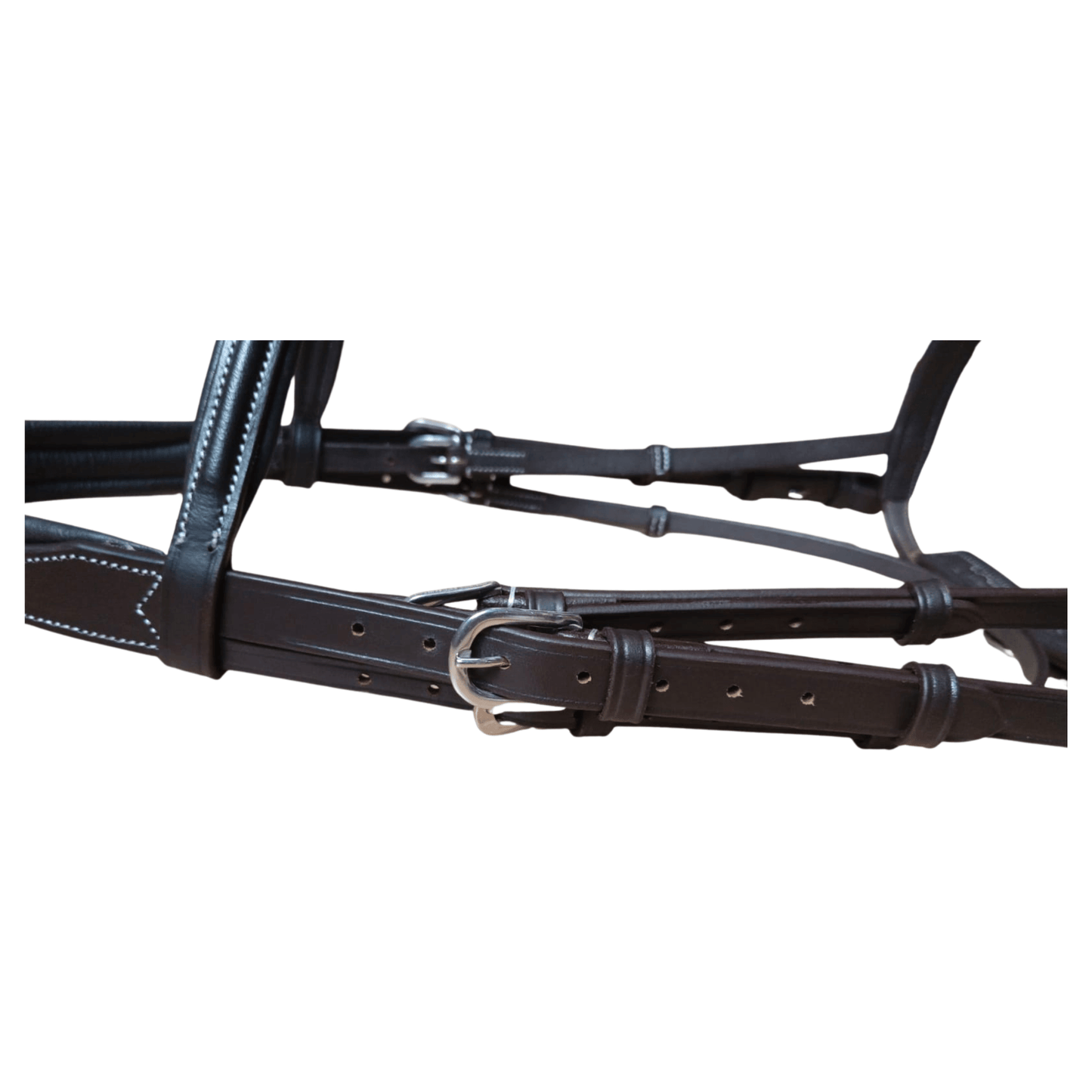 Brown Leather Horse Reins with Grip – Durable Riding Reins - BH-09 Havana - Youshaelia