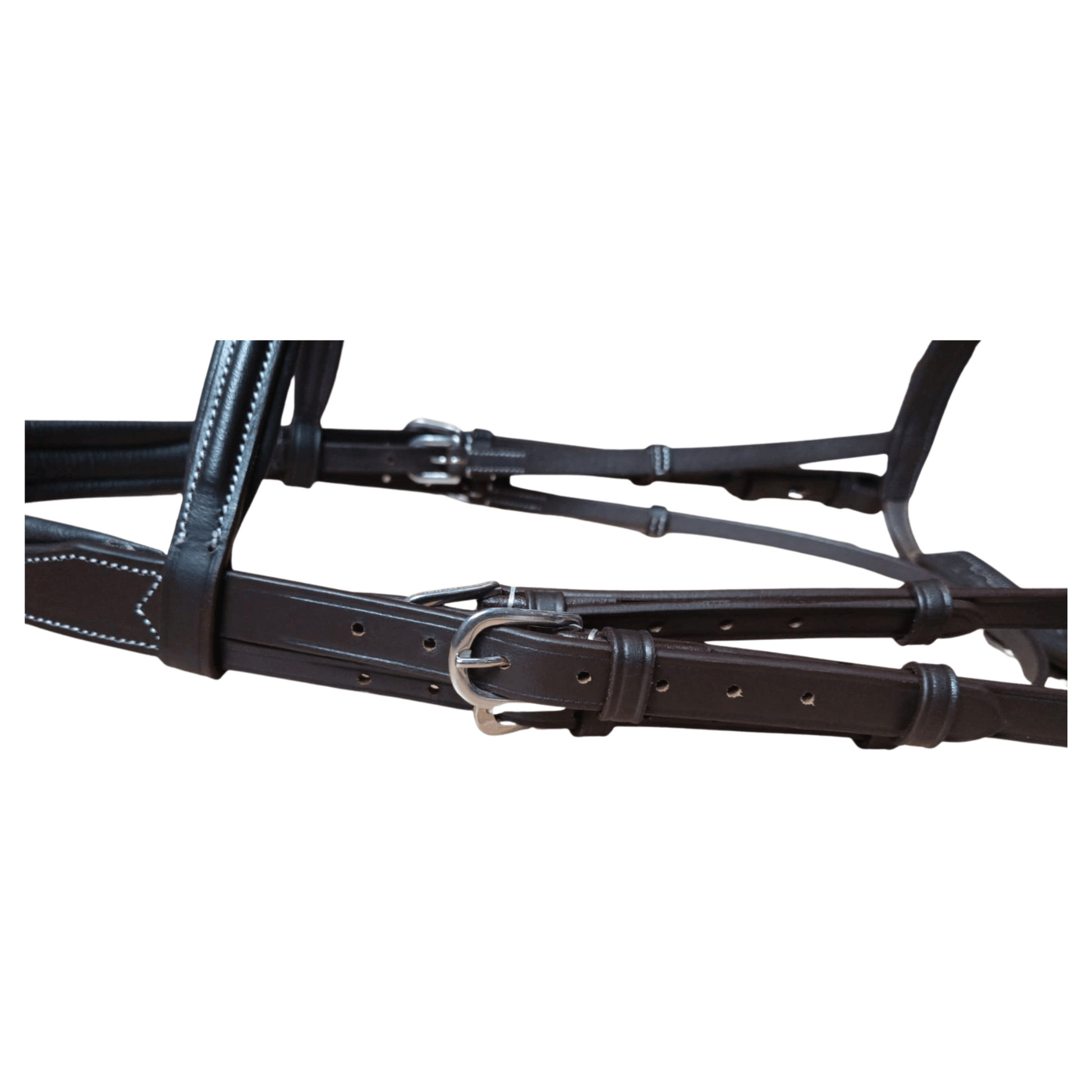 Brown Leather Horse Reins with Grip – Durable Riding Reins - BH-09 Havana - Youshaelia