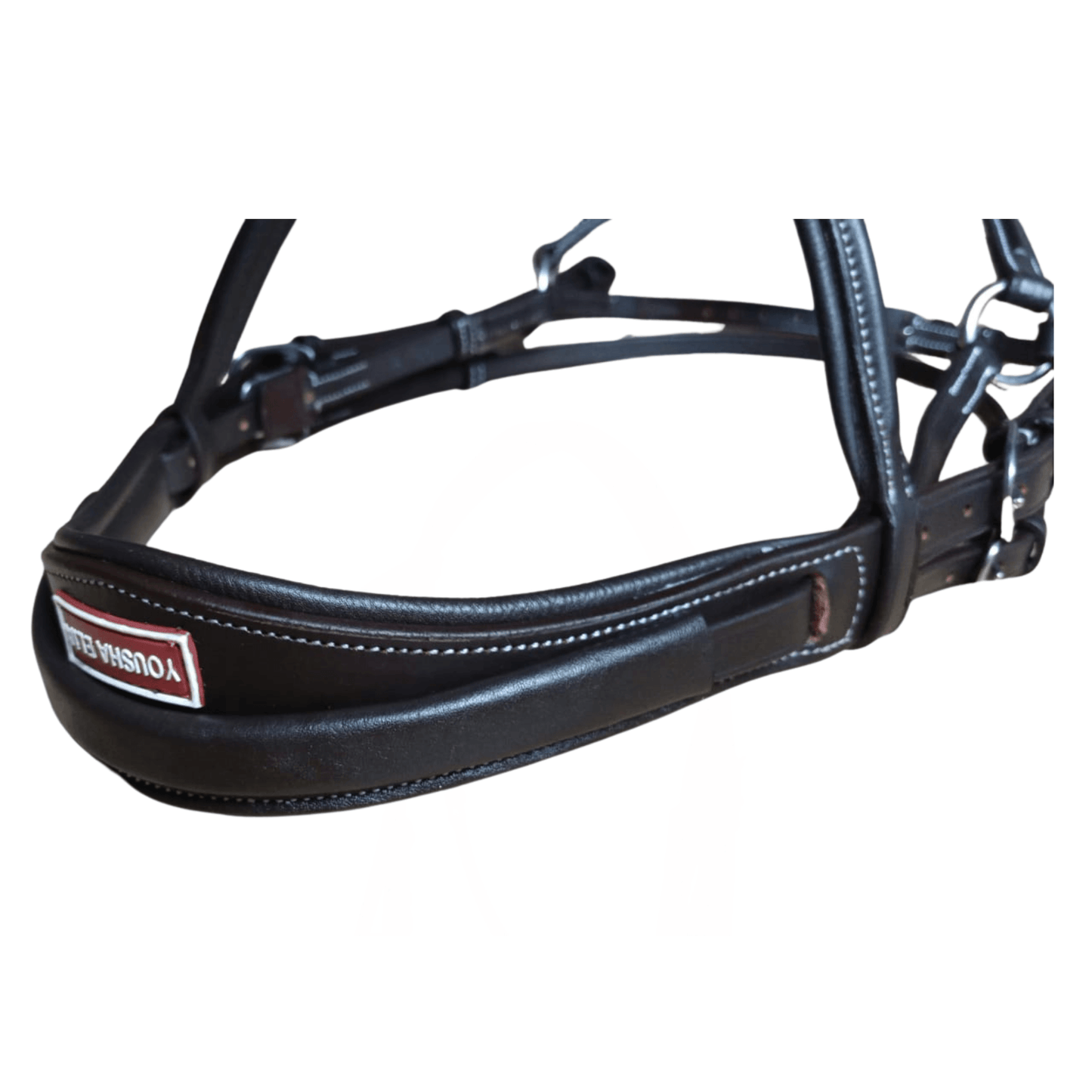 Black Leather Horse Bridle with Breastplate – Padded Comfort Set - BH3 Havana - Youshaelia