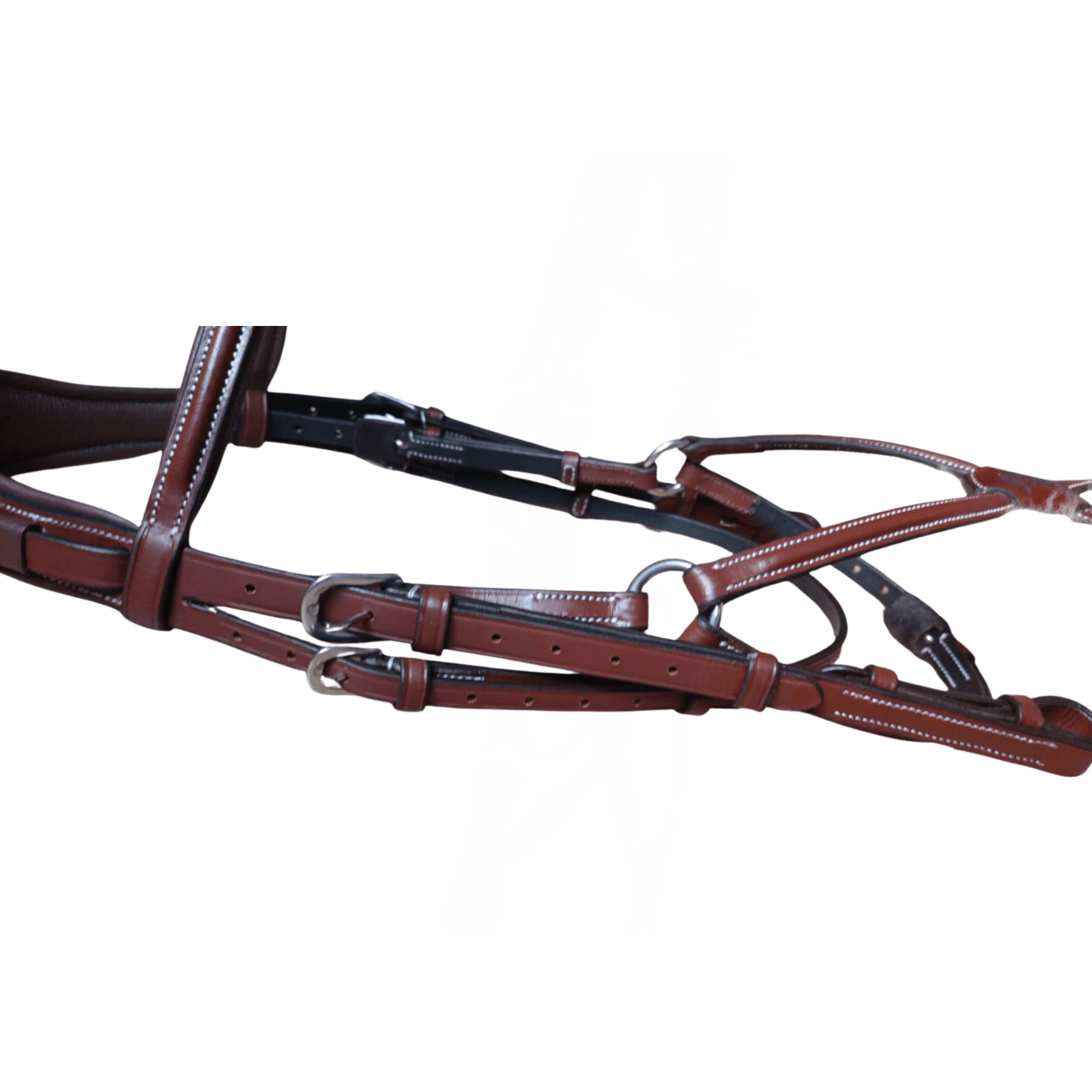 Brown Anatomical Horse Bridle with Breastplate – Leather Set - BH3 Oak Brown - Youshaelia