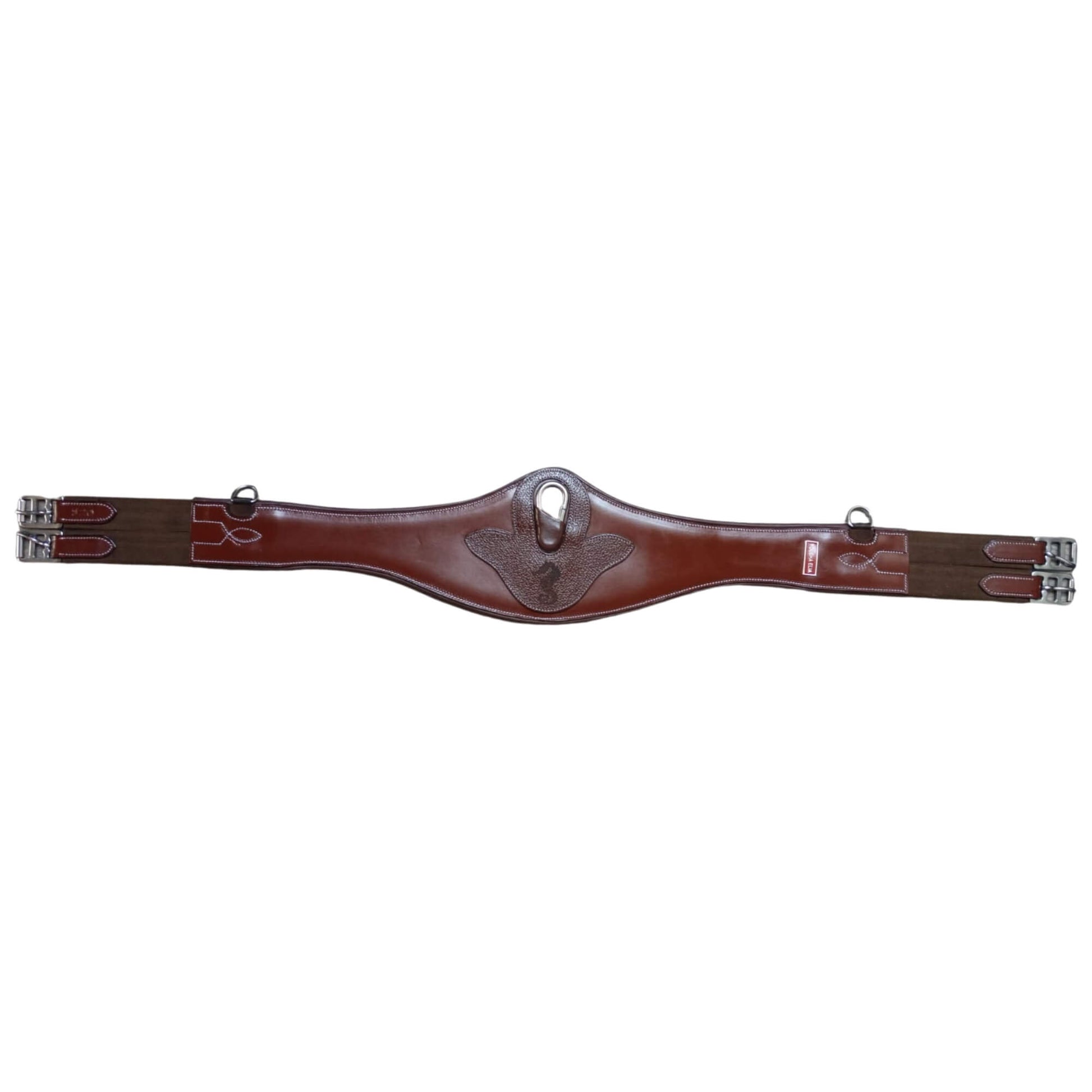 Premium Leather Horse Girth with Snap Hook – Durable & Padded - Youshaelia