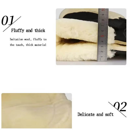 Fluffy and thick imitation wool pad 