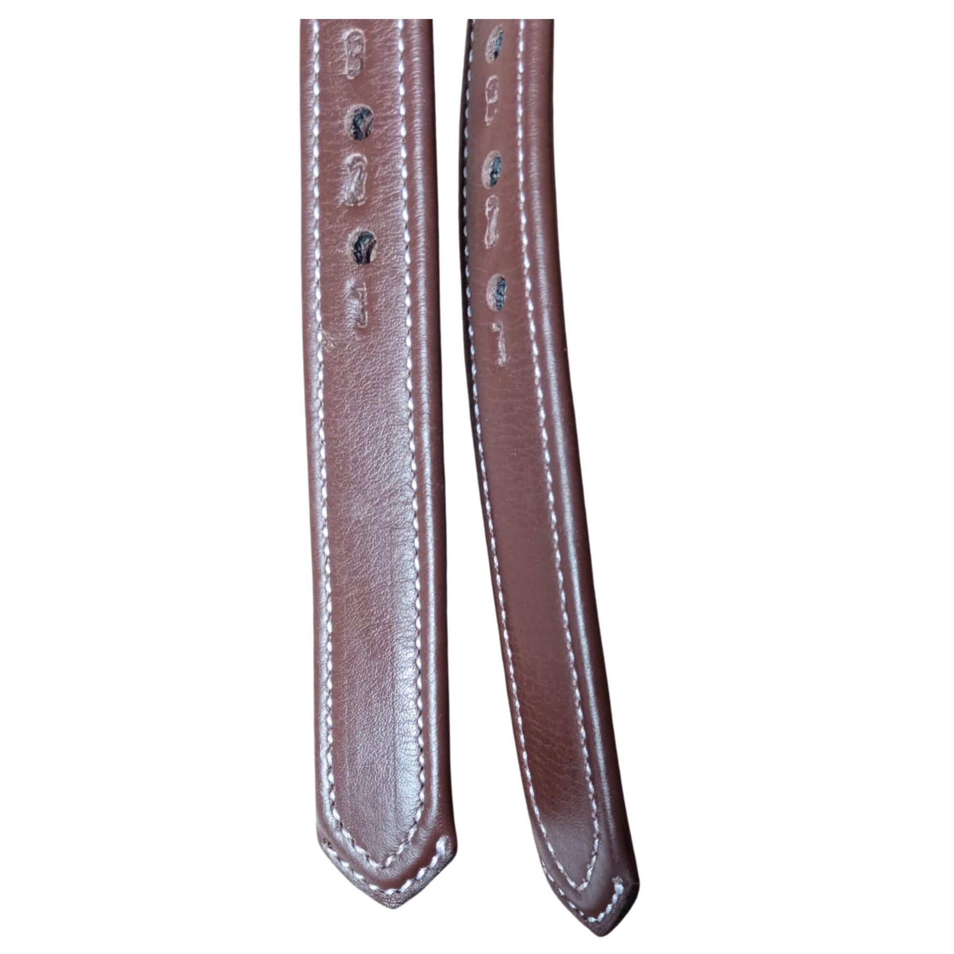 Brown Leather Stirrup Leathers – Adjustable Padded Straps - Youshaelia