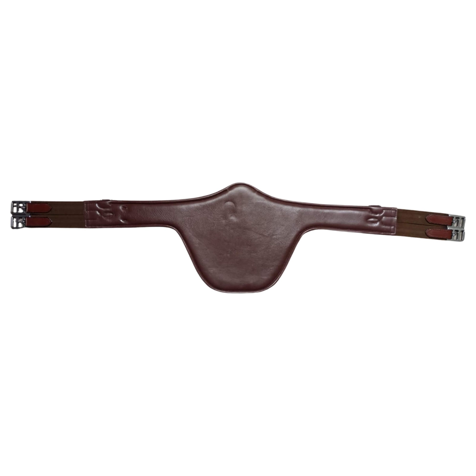 Brown Anatomical Leather Horse Girth – Padded Comfort Cinch - Youshaelia