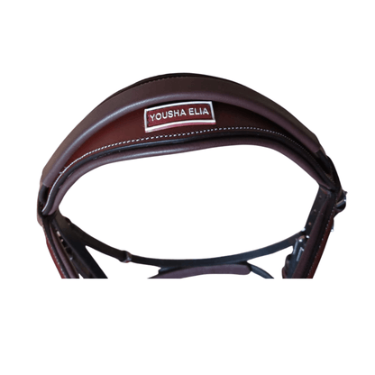 Brown Leather Horse Bridle with Reins – Padded Comfort Fit - BH-01 Oak Brown - Youshaelia