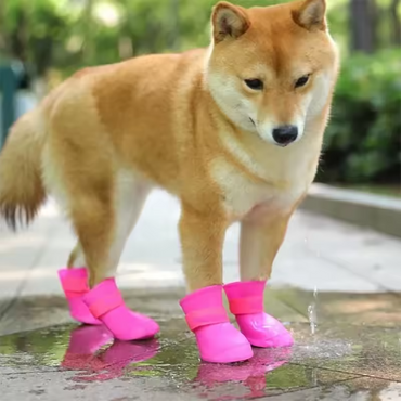 Wasserdichte Regenstiefel für Haustiere