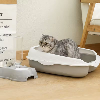 Halfgesloten Kattenbak