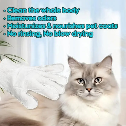 Pet Cleaning Wipe Gloves