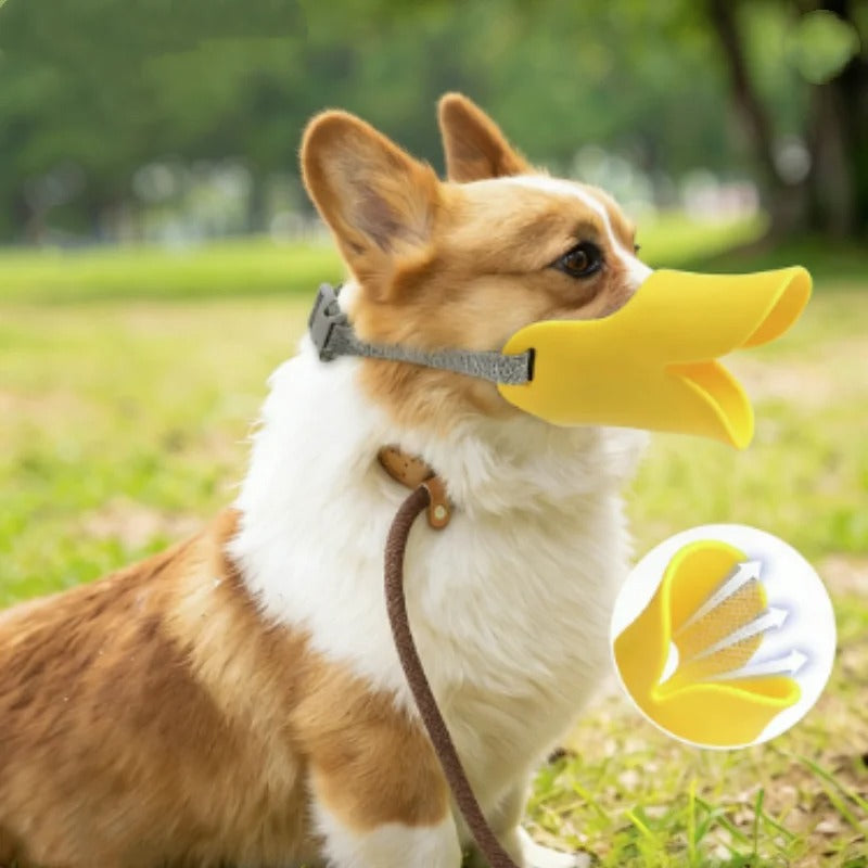 Silicone Dog Duck Muzzle